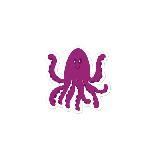 Bubble-free Octopus sticker